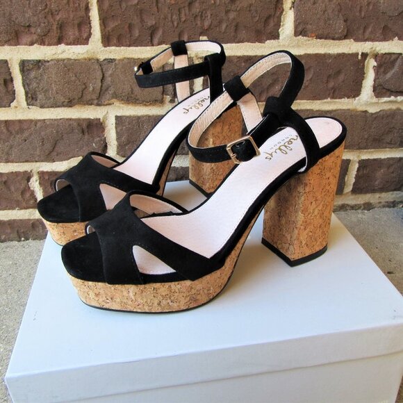 new SHELLYS London platform sandals heels - Picture 1 of 6